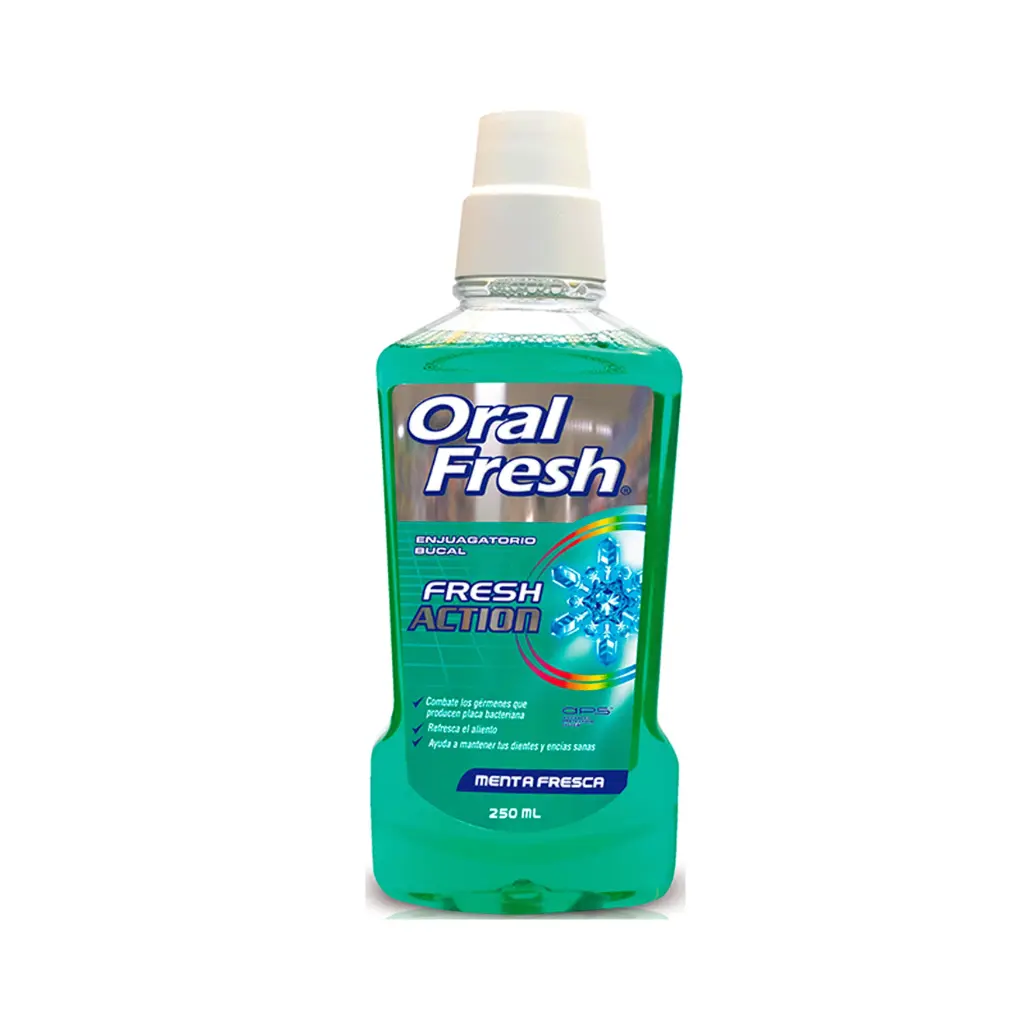 ORAL FRESH MENTA FRESCA CON ALCOHOL 250ML (f)