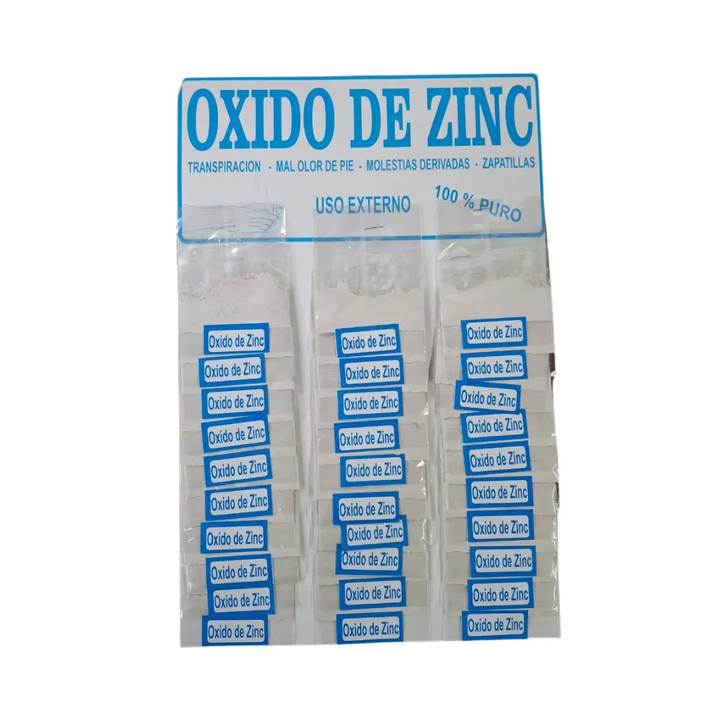 OXIDO DE ZINC CARTON X30U