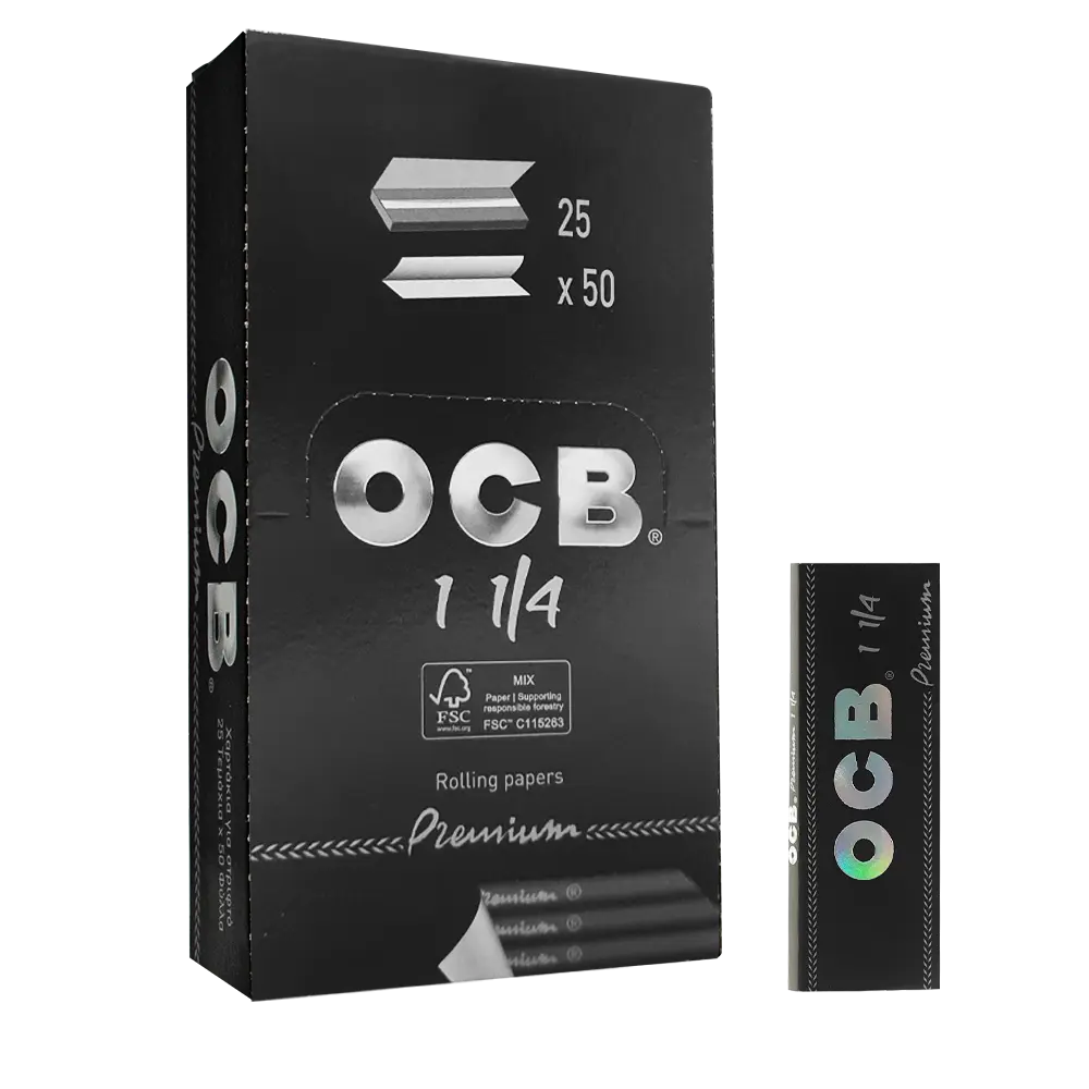 PAPEL OCB NEGRO PREMIUM 25X50U (f)