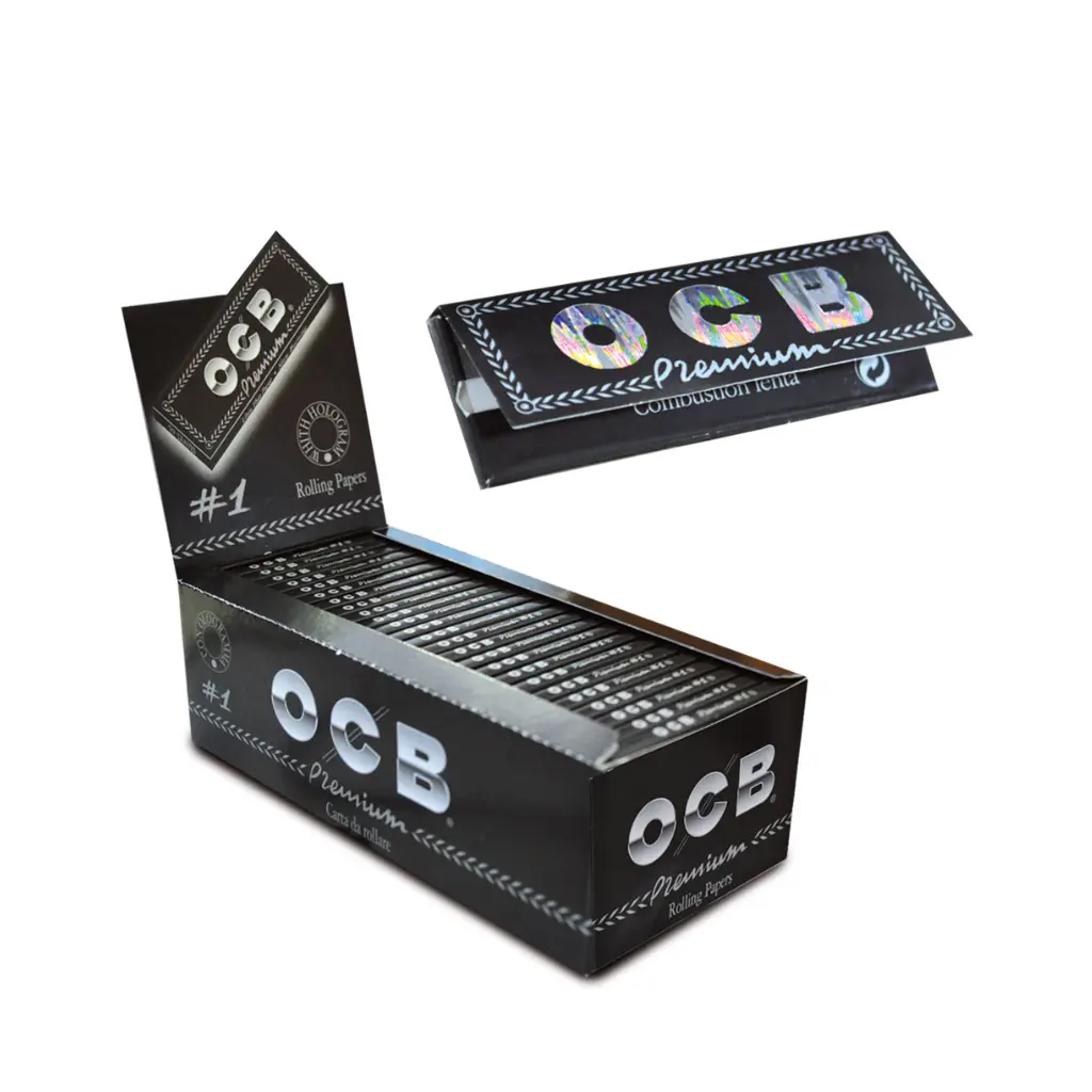 PAPEL OCB NEGRO PREMIUM 25X50U (f)