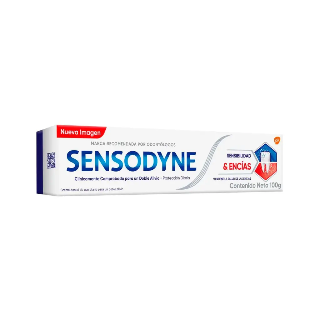 PASTA DENTAL SENSODYNE SENSIBILIDAD & ENCIAS 100G