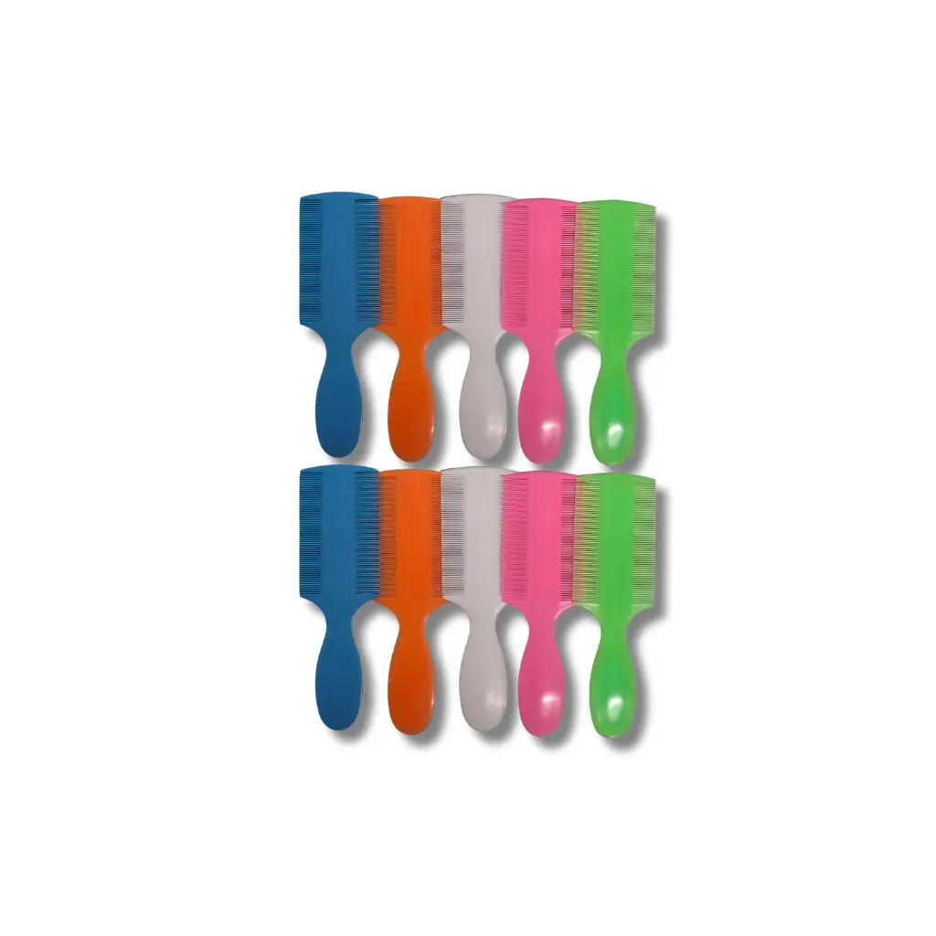 PEINE PLASTICO C/MANGO X12U