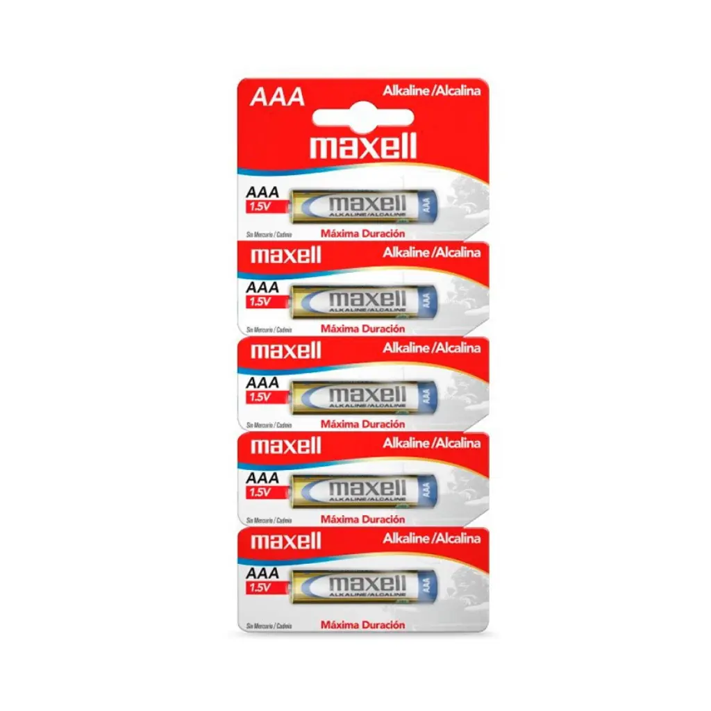 PILA MAXELL ALCALINA AAA X5U