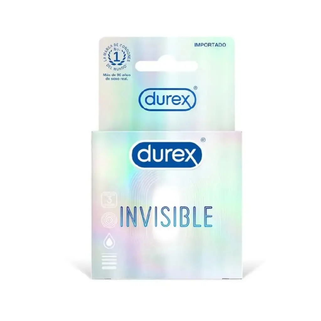 PRESERVATIVO DUREX X3U INVISIBLE