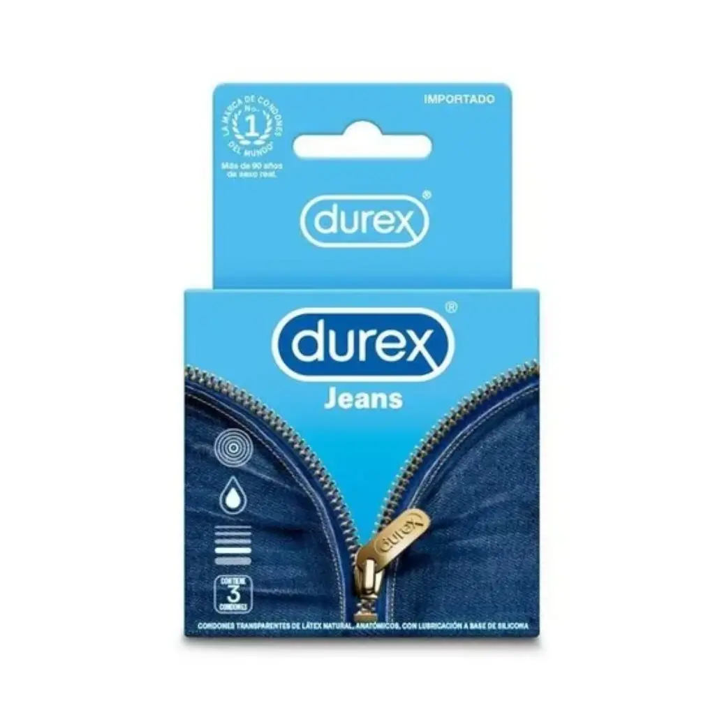 PRESERVATIVO DUREX X3U JEANS