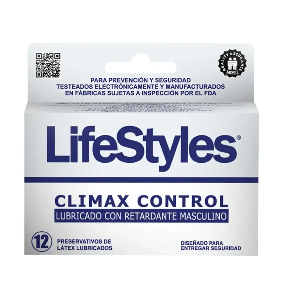PRESERVATIVO LIFESTYLES X12U CLIMAX CONTROL