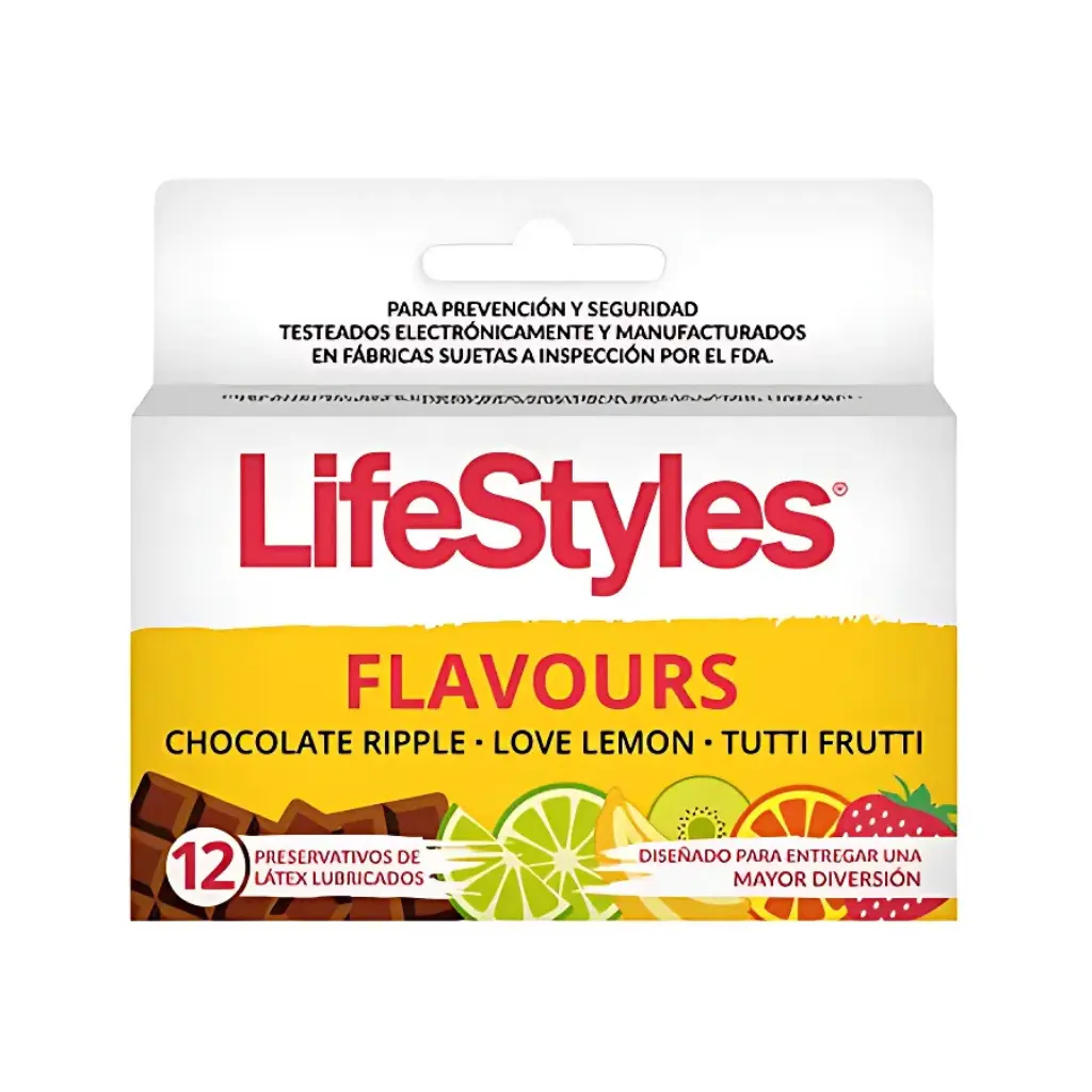 PRESERVATIVO LIFESTYLES X12U FLAVOURS (SABORES)