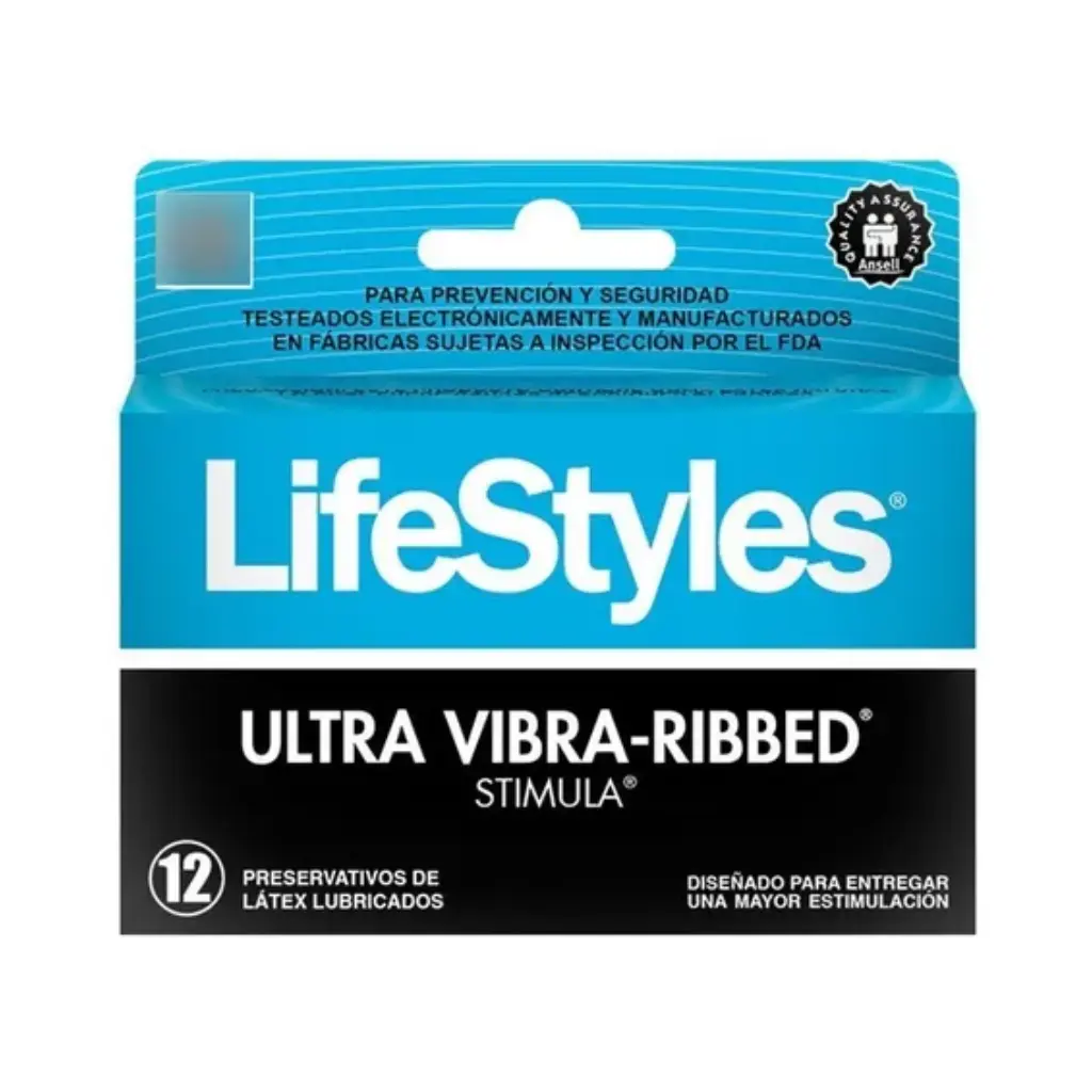 PRESERVATIVO LIFESTYLES X12U VIBRA-RIBBED (STIMULA)