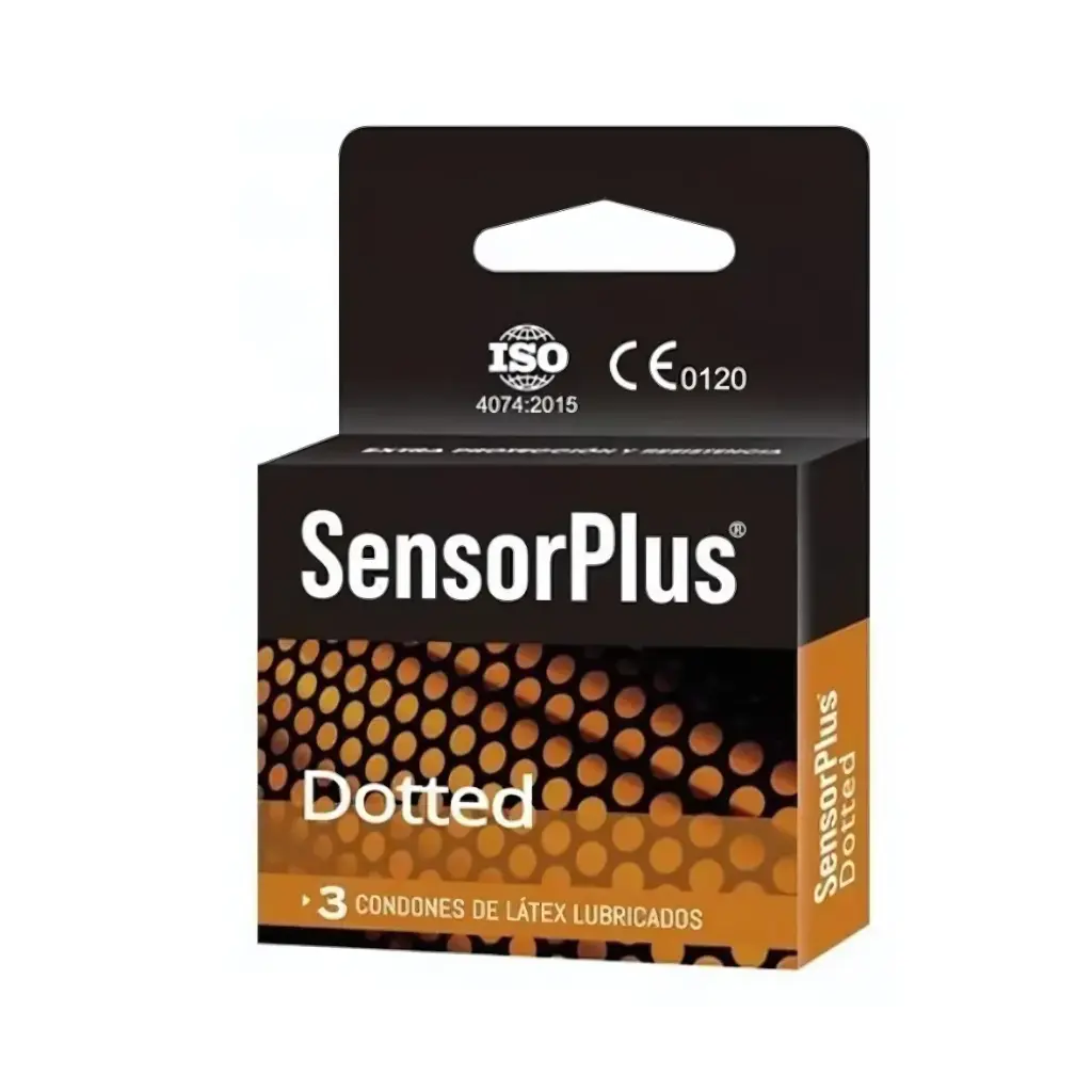 PRESERVATIVO SENSORPLUS X3U DOTTED