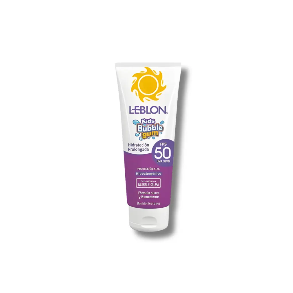 PROTECTOR SOLAR LEBLON KIDS BUBBLE GUM FPS50 X190G