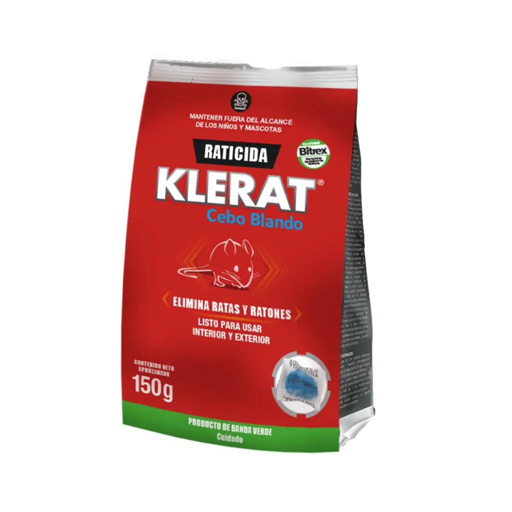 RATICIDA KLERAT CEBO BLANDO 150G