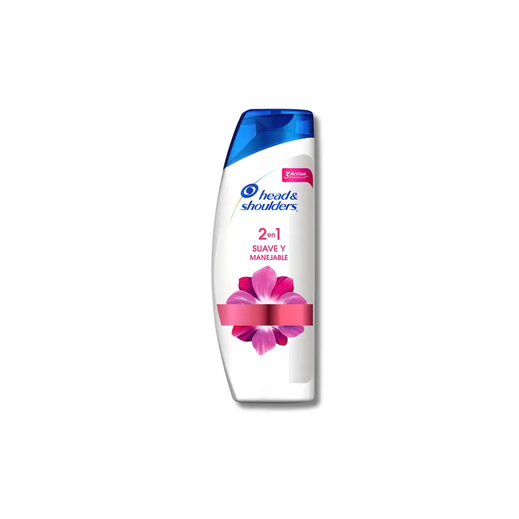 SHAMPOO H&S 180ML SUAVE Y MANEJABLE