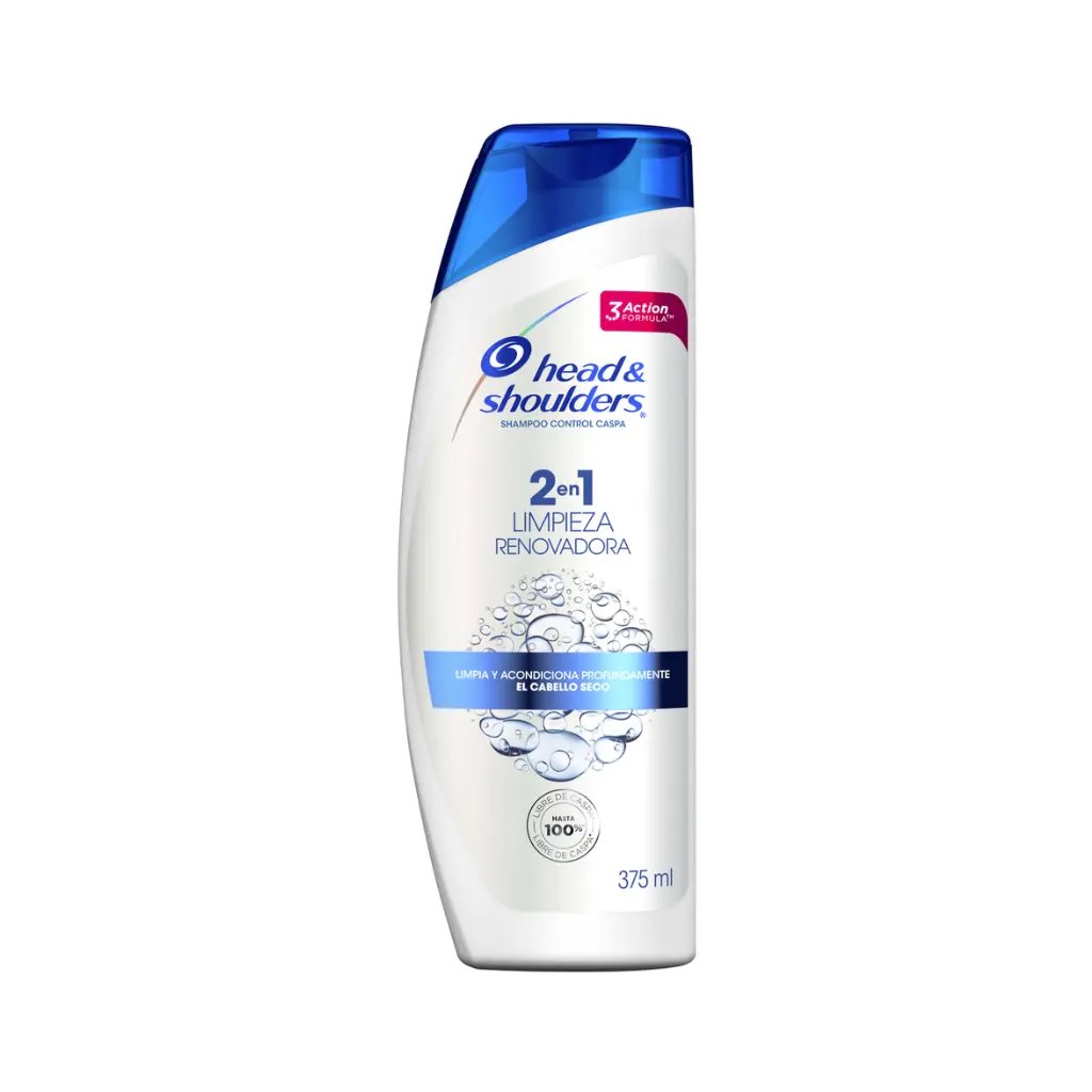 SHAMPOO H&S 2 EN 1 LIMPIEZA RENOVADORA 375ML