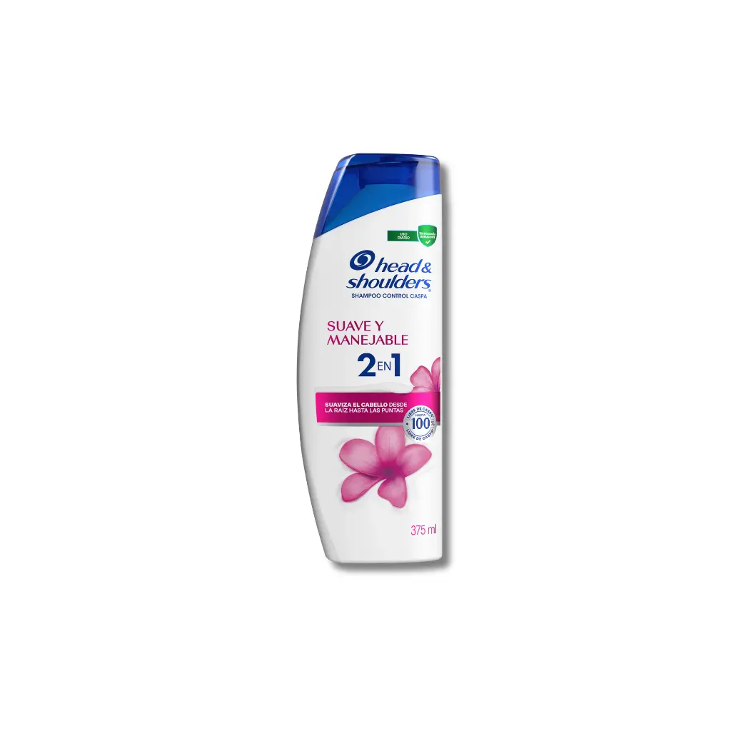 SHAMPOO H&S FRASCO 375ML SUAVE Y MANEJABLE