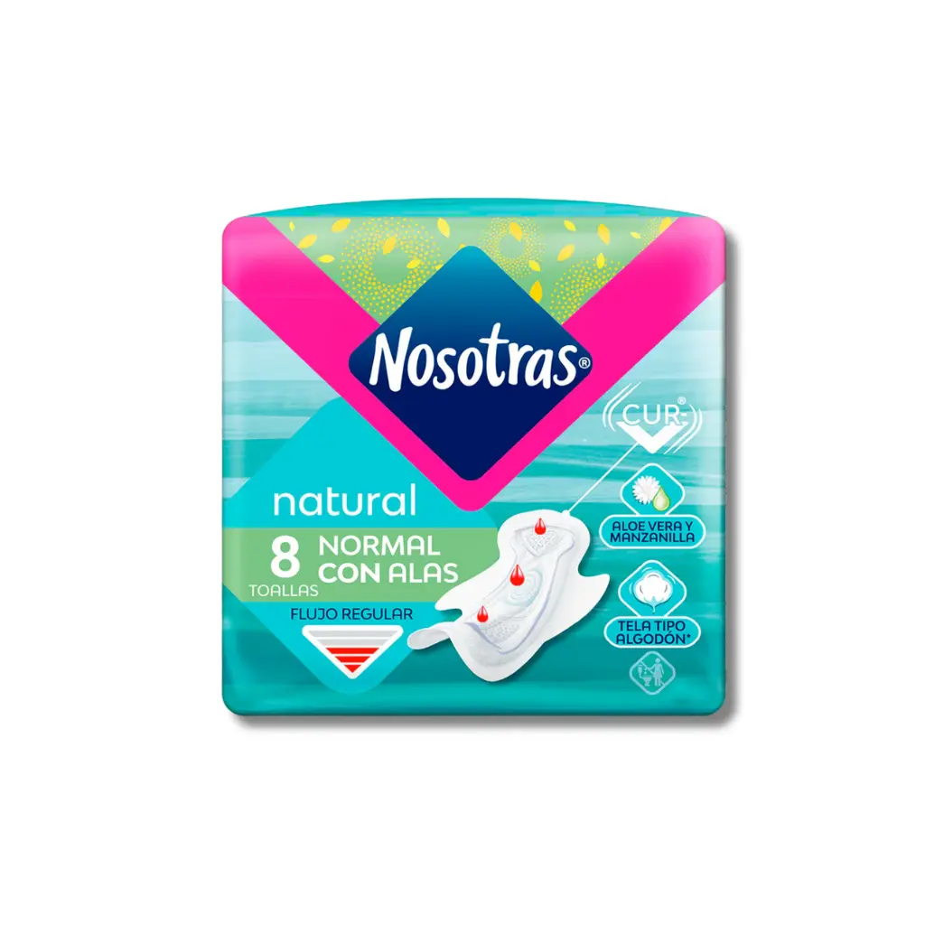 TOALLA NOSOTRAS NORMAL SUAVE C/ALAS X8U