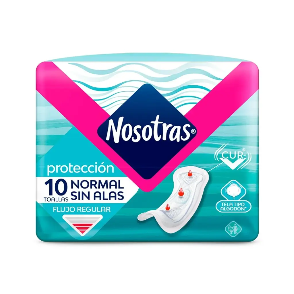 TOALLA NOSOTRAS NORMAL EXTRA SUAVE S/ALAS X10U