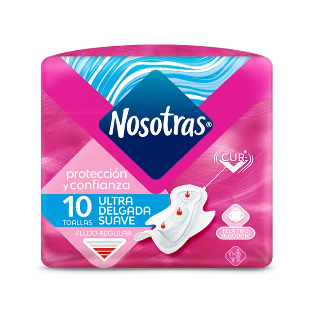 TOALLA NOSOTRAS ULTRA DELGADA EXTRA SUAVE X10U