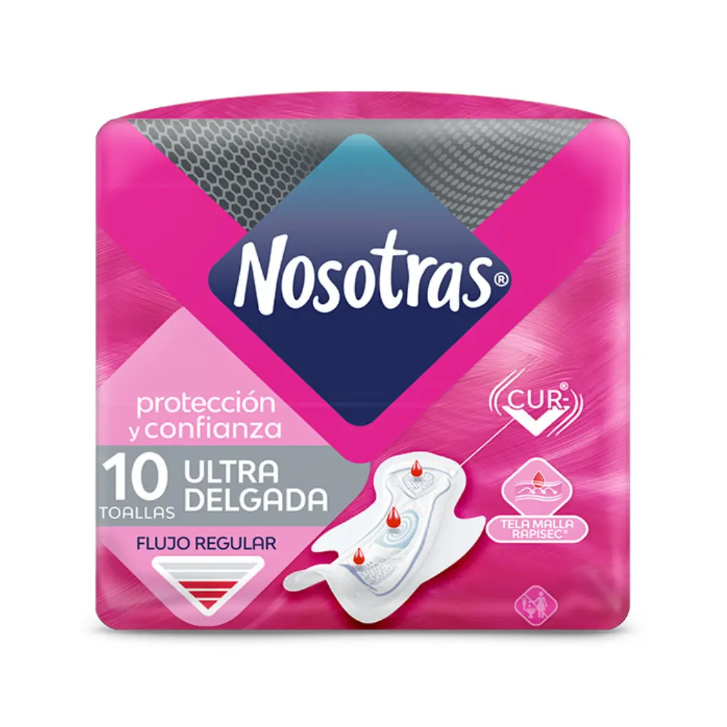 TOALLA NOSOTRAS ULTRA DELGADA X10U