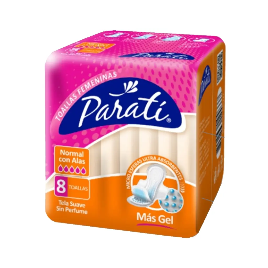 TOALLA PARATI NORMAL C/ALAS X8U