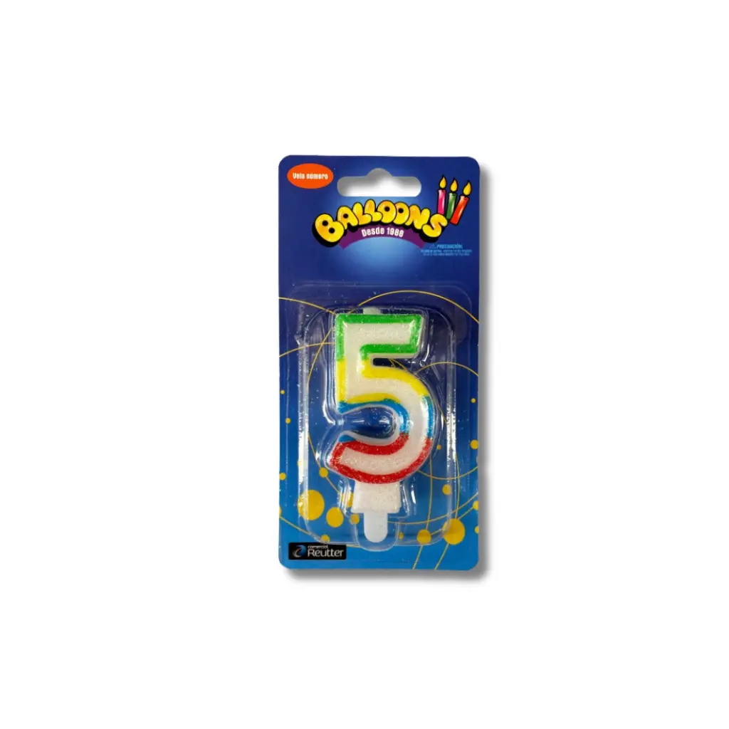 VELA NUMERO BASICA 05