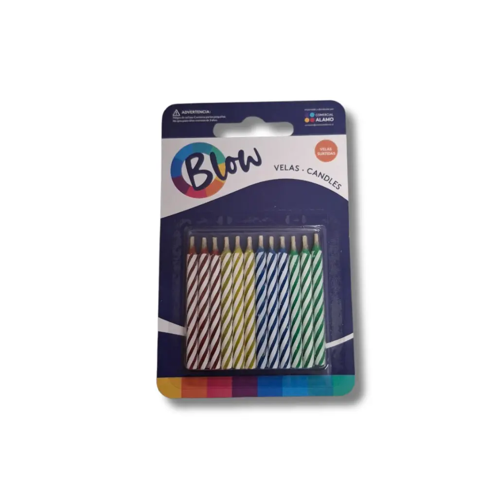 VELAS SURTIDAS MAGICAS X12U