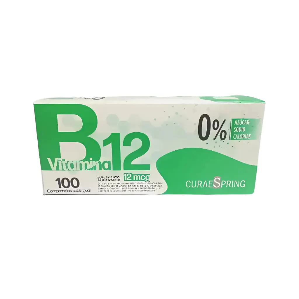 VITAMINA B12 12MCG X100 COMP SL