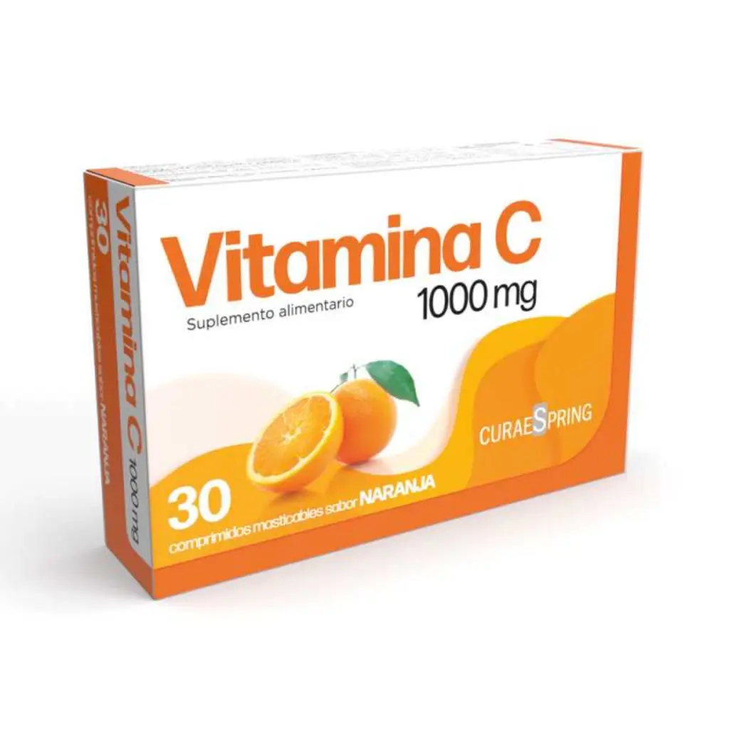VITAMINA C 1000MG X30 COMP MASTICABLE (CURAESPRING)