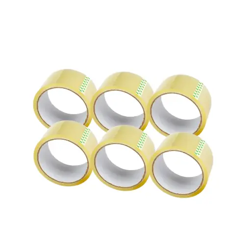 [587744] CINTA EMBALAJE TRANSPARENTE 30M X6U