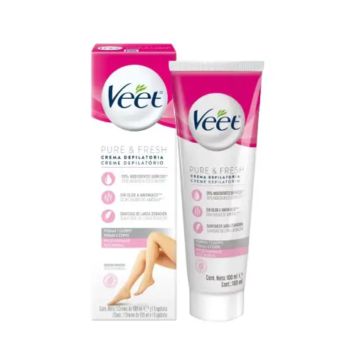 [872623] CREMA DEPILATORIA CORPORAL PIEL NORMAL VEET 100ML