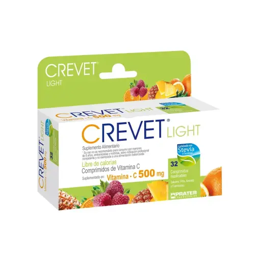 [9541854] CREVET LIGHT 500MG X32 COMP MULTISABOR (VITAMINA C)