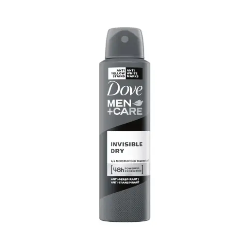 [376375] DESODORANTE DOVE MEN SPRAY INVISIBLE DRY 150ML