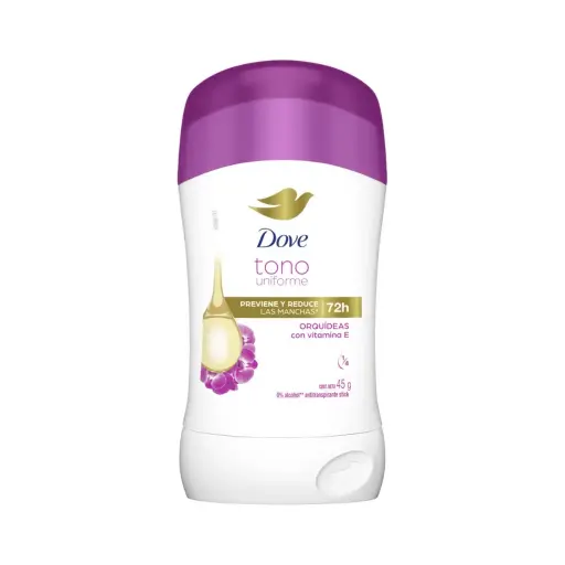 [980328] DESODORANTE DOVE MUJER BARRA TONO UNIFORME ORQUIDEAS 45G