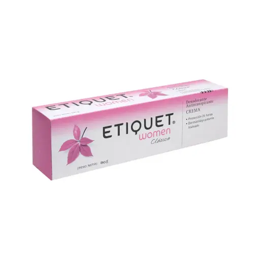 [200674] DESODORANTE ETIQUET WOMEN CREMA CLASICO 30G