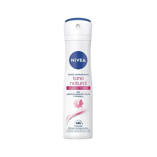 [652214] DESODORANTE NIVEA MUJER SPRAY TONO NATURAL CLASICC TOUCH 150ML