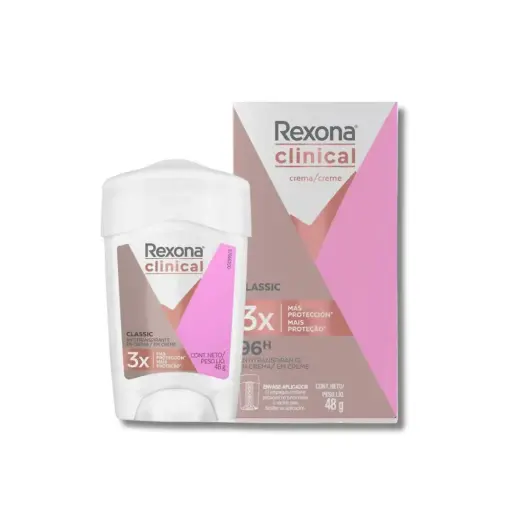 [113365] DESODORANTE REXONA CLINICAL MUJER BARRA CLASSIC 48G