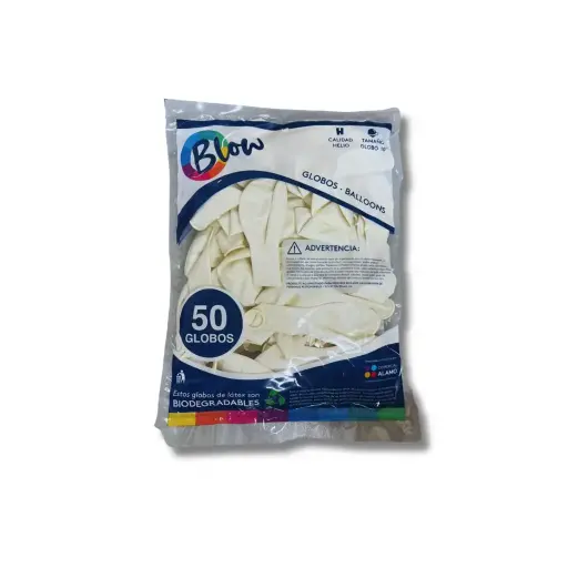 [678255] GLOBO BLOW LISO BLANCO 10 X50U