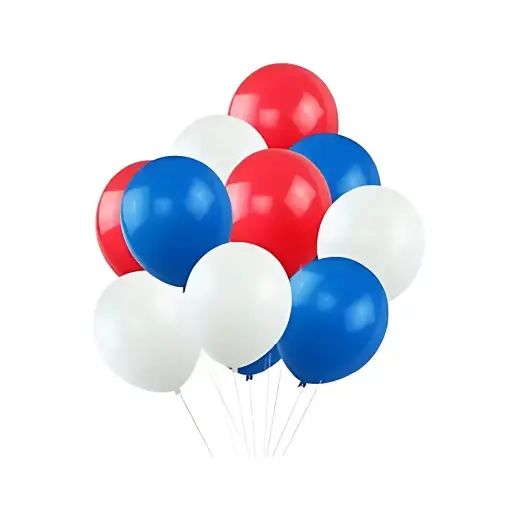 [53424] GLOBO BALLOONS LISO TRICOLOR 9 X50U