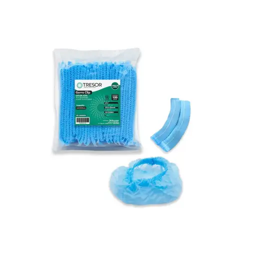 [301095] GORRO CLIP AZUL X100U