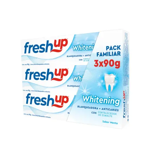 [846745] PACK PASTA DENTAL FRESH UP WHITENING 90G X3U