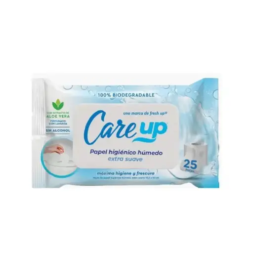 [417631] PAPEL HIGIENICO HUMEDO X25 HOJAS CARE UP