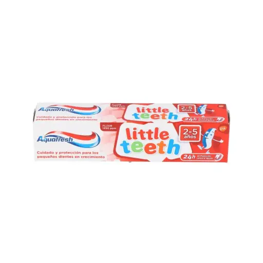 [543257] PASTA DENTAL AQUAFRESH LITTLE TEETH 2-5 AÑOS 63G