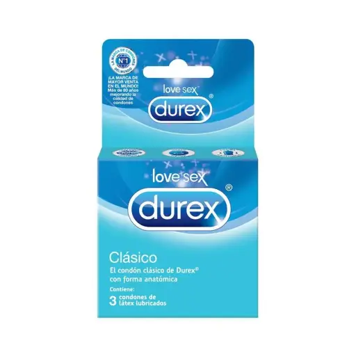 [684143] PRESERVATIVO DUREX X3U CLASICO