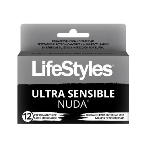 [778567] PRESERVATIVO LIFESTYLES X12U ULTRA SENSIBLE (NUDA)