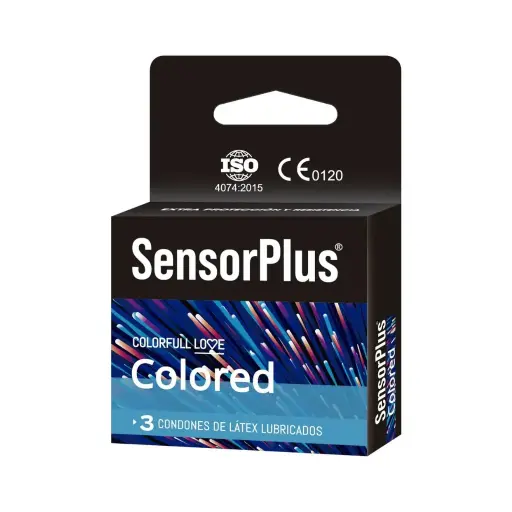 [325466] PRESERVATIVO SENSORPLUS X3U COLORED