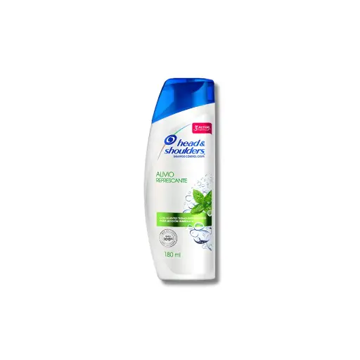 [205002] SHAMPOO H&S 180ML ALIVIO REFRESCANTE