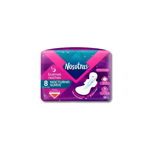 [346362] TOALLA NOSOTRAS NOCHE NORMAL SUAVE X8U