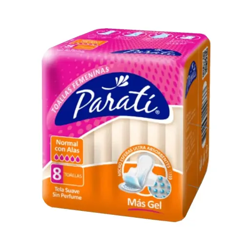 [266534] TOALLA PARATI NORMAL C/ALAS X8U