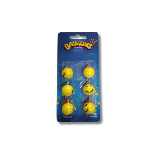 [361352] VELAS CARITA FELIZ X6U