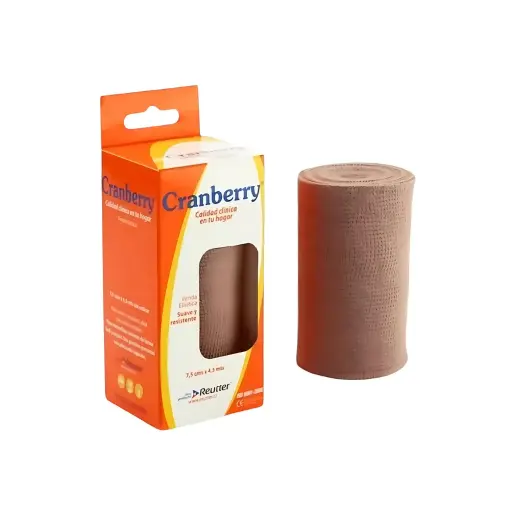 [234673] VENDA ELASTICA 7.5CMX4.5M CRANBERRY