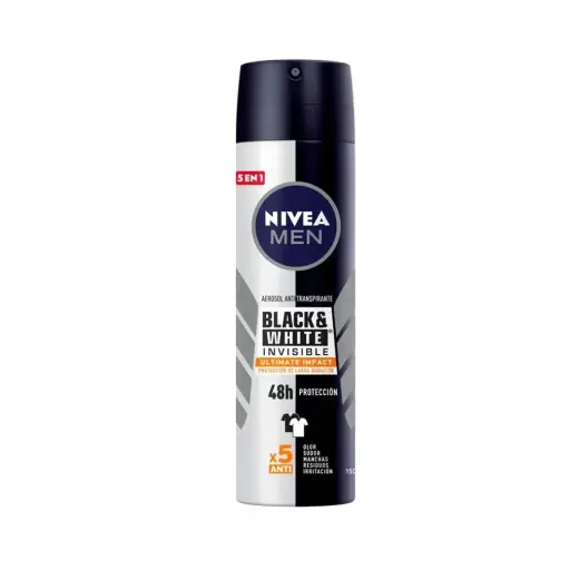 [304896] DESODORANTE NIVEA MEN SPRAY BLACK&WHITE INVISIBLE ULTIMATE 150ML